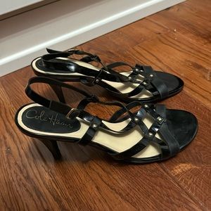 Size 7 Cole Haan black strappy sandals